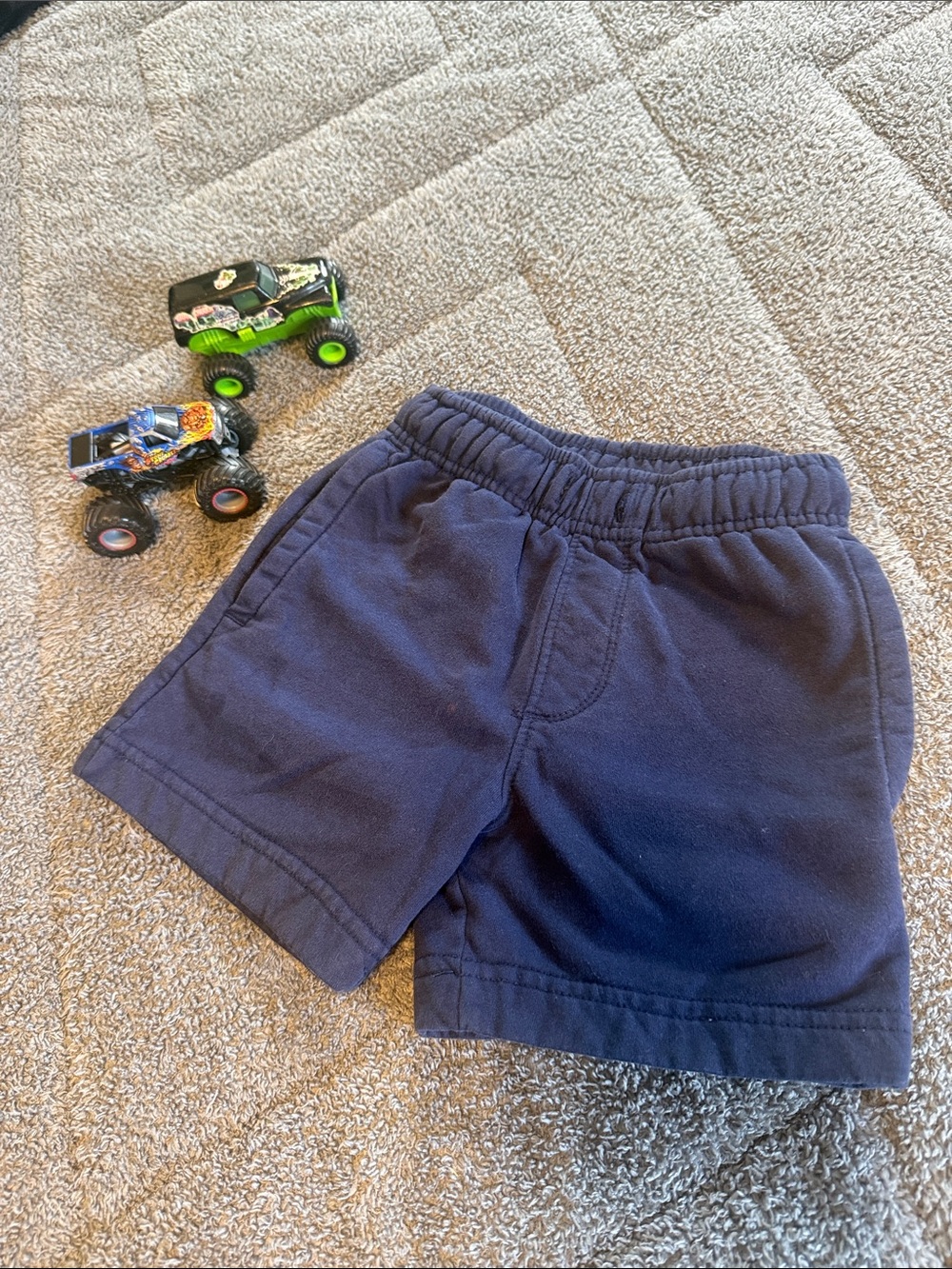 Tommy Bahama Navy Elastic Waist Kids Shorts